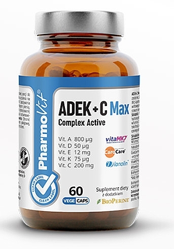 Vitamins ADEK + C Max - Pharmovit Clean Label ADEK + C Max — photo N3