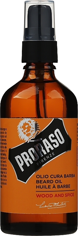Beard Oil - Proraso Wood and Spice Smooth and Protect Oil — photo N7