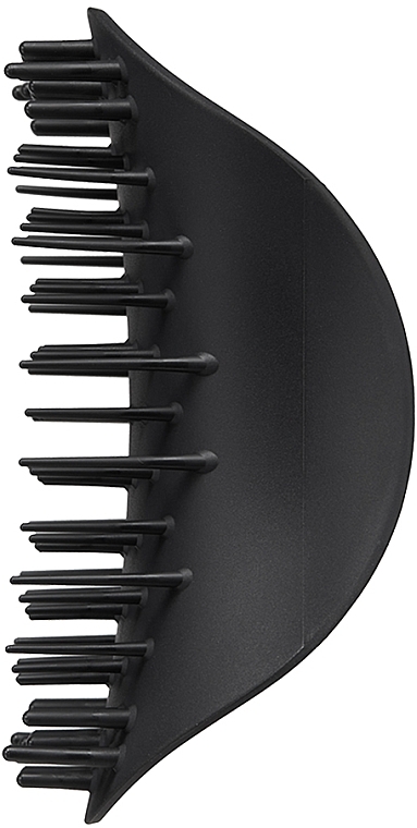 Massage Hair Brush - Tangle Teezer The Scalp Exfoliator & Massager Onyx Black — photo N8