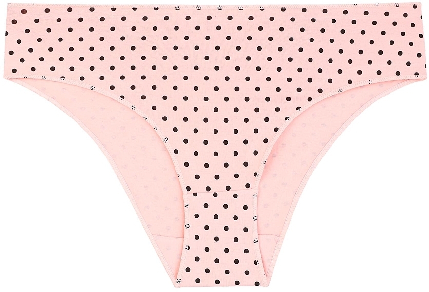 Women's Classic Cotton Panties No Elastic Waistband, Peach - Moraj — photo N1