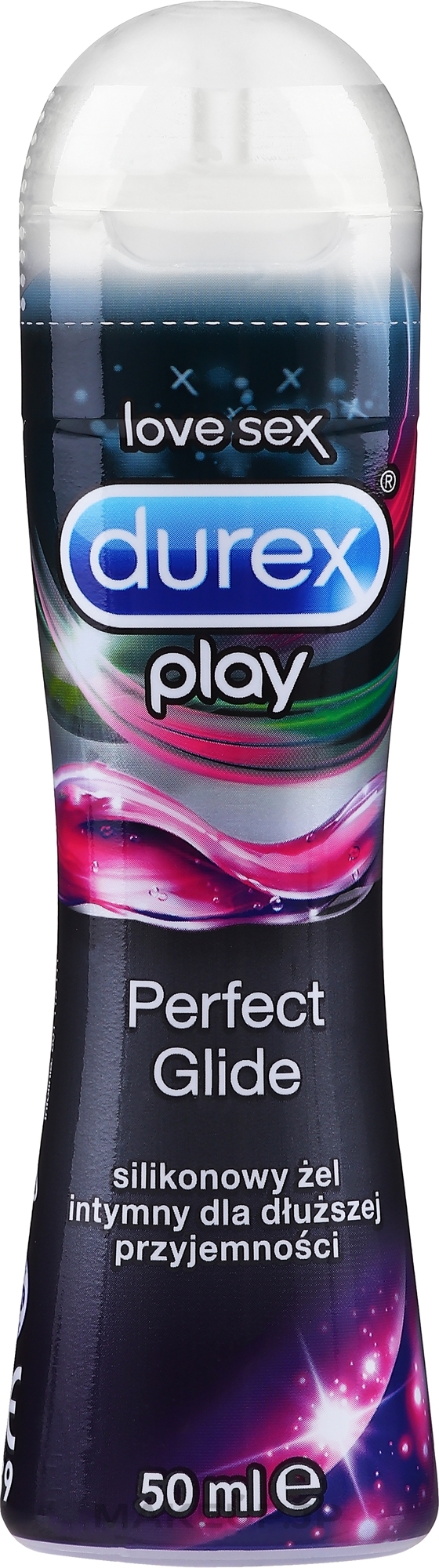 Intimate Gel Lubricant, 50 ml. - Durex Play Perfect Glide Silicone Lube  — photo 50 ml