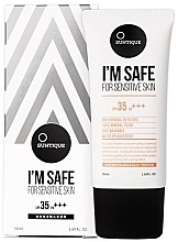 Fragrances, Perfumes, Cosmetics Sunscreen for Sensitive Skin - Suntique I`m Safe For Sensitive Skin Sun Block