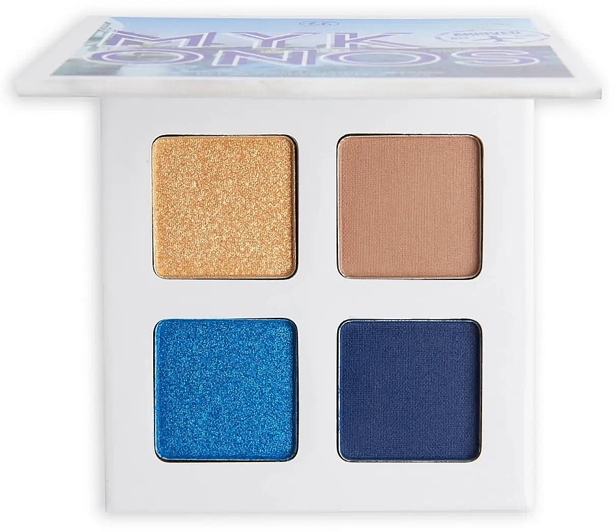 Eyeshadow Palette - BH Cosmetics Mesmerizing In Mykonos Shadow Quad — photo N3