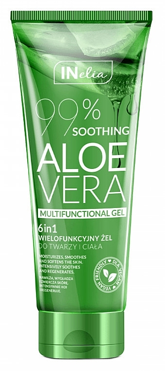 Multifunctional Face & Body Gel - Revers INelia 99% Soothing Aloe Vera Gel — photo N1