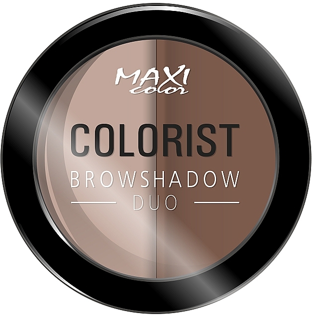 Eyebrow Shadows - Maxi Color Colorist Browshadow Duo — photo N1