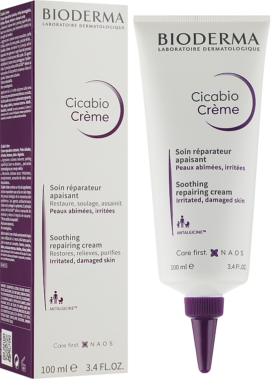 Regenerating Body Cream - Bioderma Cicabio Cream Soothing & Repairing Cream — photo N5