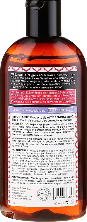 Epigenetic Shampoo for Sensitive Scalp - Nuggela & Sule' Epigenetic Shampoo Sensitive Skin — photo N2
