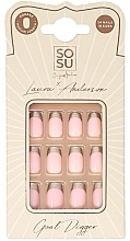 Fragrances, Perfumes, Cosmetics False Nail Set - Sosu by SJ False Nails Medium Square Laura Anderson Goal Digger