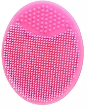 Silicone Face Cleansing Brush, pink - Sleek Shine — photo N1