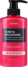 Fragrances, Perfumes, Cosmetics Body Lotion "White Musk" - Kundal Honey & Macadamia White Musk Body Lotion