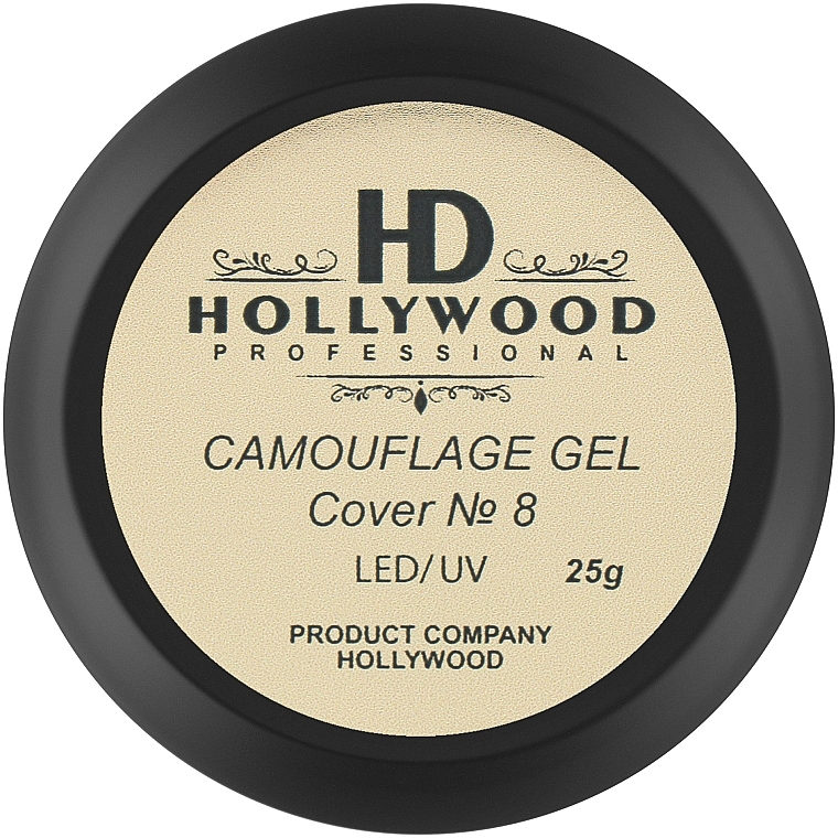 Camouflage Gel, 25 g - HD Hollywood Camouflage Gel Cover — photo N2