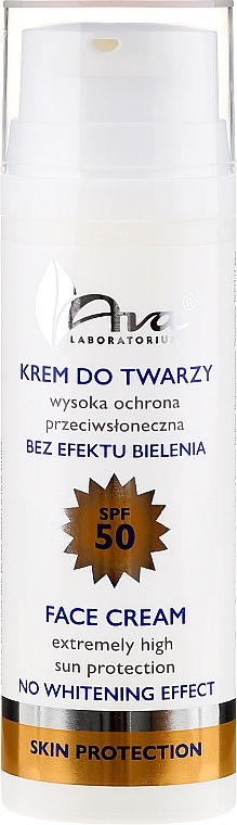 Moisturizing and Protective Cream - Ava Laboratorium Skin Protection Extra Moisturizing Cream SPF50 — photo N1