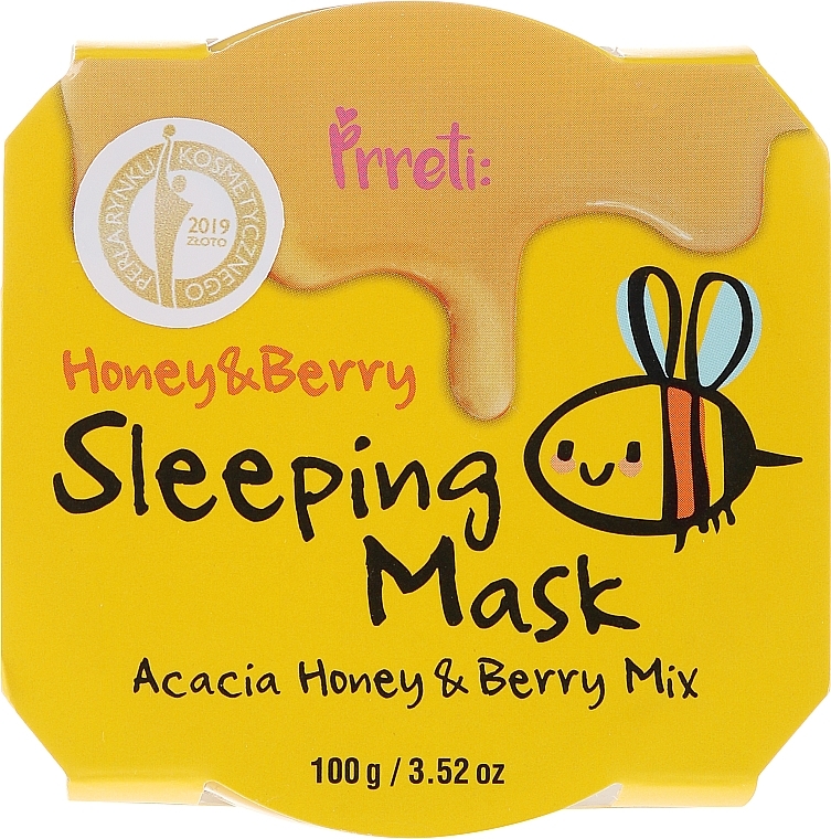 Nourishing Night Mask with Acacia Honey & Wild Berries - Prreti Honey & Berry Sleeping Mask — photo N6