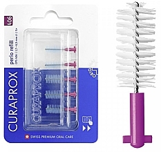 Fragrances, Perfumes, Cosmetics Brush Set 'Perio Plus Refill', fuchsia - Curaprox CPS 406 Perio Plus Refill