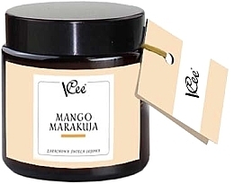 Scented Soy Candle 'Mango & Passion Fruit' - VCee Scented Soy Candle — photo N2