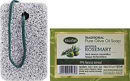 Fragrances, Perfumes, Cosmetics Soap Set with Rosemary Scent - Kalliston Set Soap+ Pumice