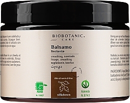 Linseed Oil Hair Balm - BioBotanic Silk Down Smoothing Balm — photo N5
