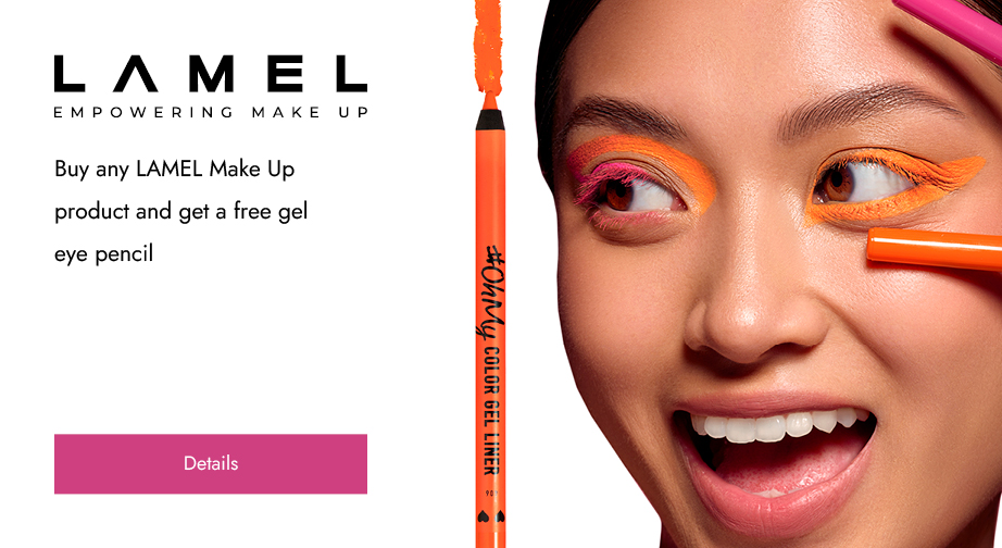 Buy any LAMEL Make Up product and get a free gel eye pencil (406)