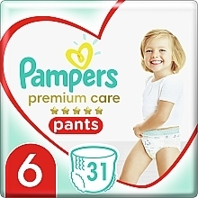 Nappy Pants, size 6 (15 + kg), 31 pcs - Pampers Premium Care Pants Extra large — photo N3