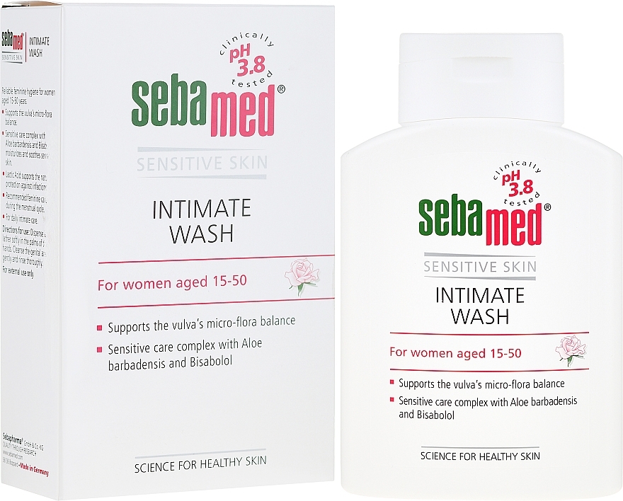 Intimate Wash Soap - Sebamed Feminine Intimate Wash pH 3.8 — photo N1