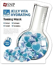 Fragrances, Perfumes, Cosmetics Vitamin E Facial Sheet Mask - SNP Jelly Vita Hydrating Toning Mask