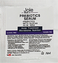 Fragrances, Perfumes, Cosmetics Microbiome Recovery Serum with Prebiotics - Jole Prebiotics Serum (sample)