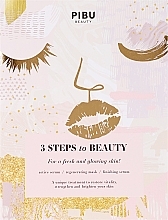 Fragrances, Perfumes, Cosmetics Face Mask "3 Steps to Beaty" - Pibu Beauty 3 Steps To Beauty Mask