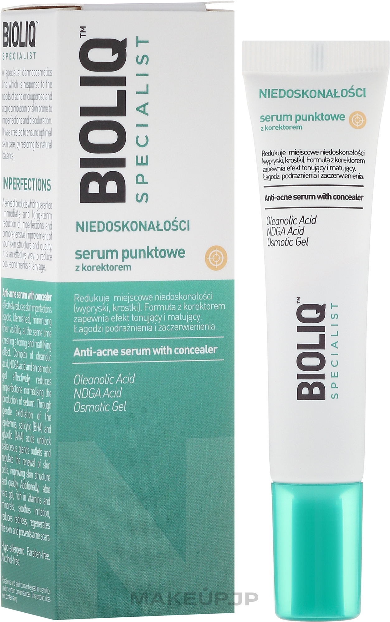 Anti-Acne Serum with Concealer - Bioliq Specialist Anti-acne Serum With Concealer — photo 10 ml