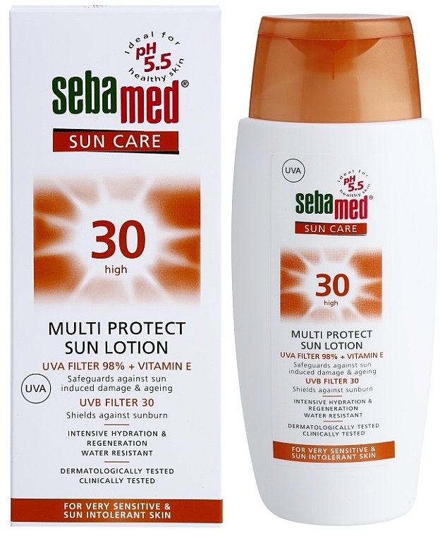 Sun Lotion - Sebamed Multi Protect Sun Lotion SPF 30 PA+ — photo N1