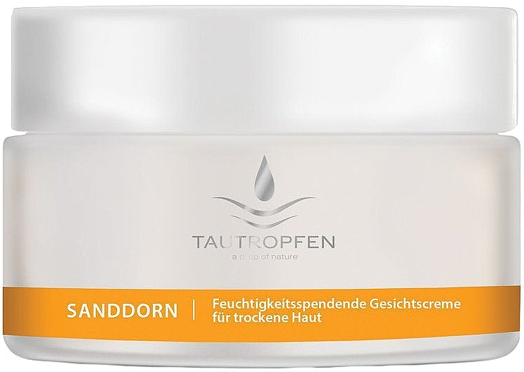 Nourishing Sea Buckthorn Face Cream - Tautropfen Sanddorn — photo N1