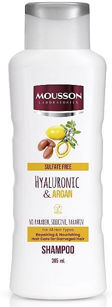 Mousson Shampoo  - Hyaluronic & Argan Hair Shampoo — photo N1