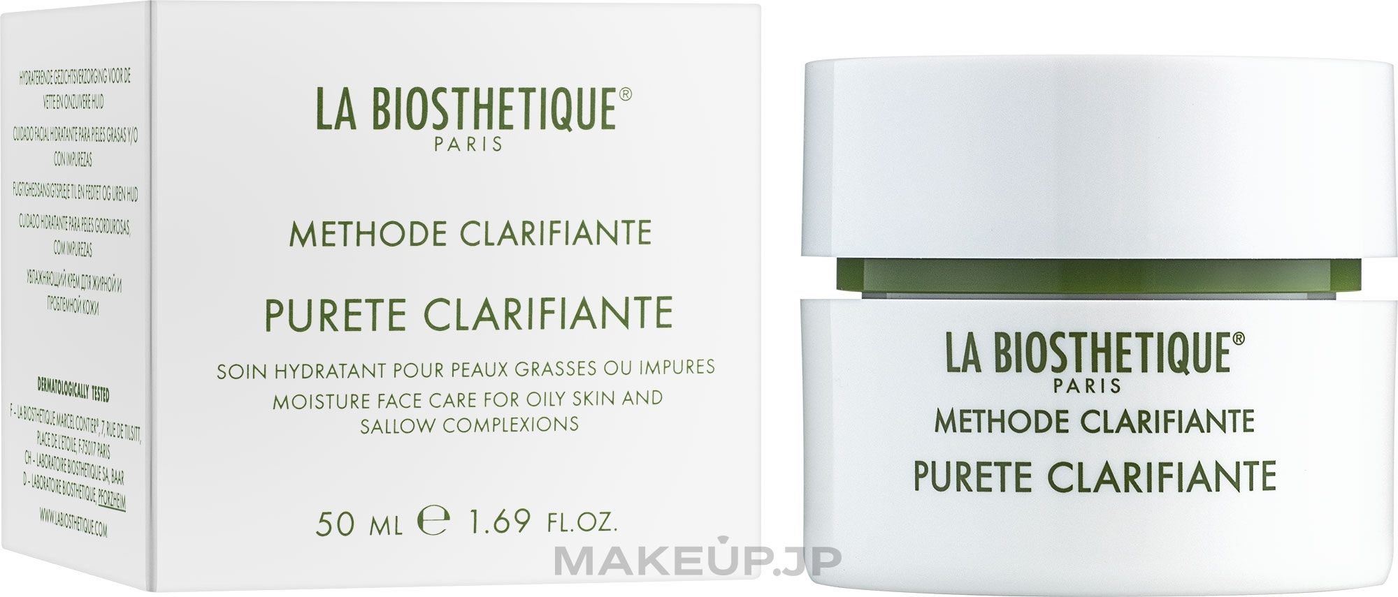 Cream for Oily & Problem Skin - La Biosthetique Methode Clarifiante Purete — photo 50 ml