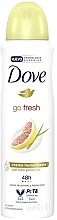 Grapefruit & Lemongrass Antiperspirant Deodorant - Dove Go Fresh 48H Grapefruit & Lemongrass Deodorant Spray — photo N1