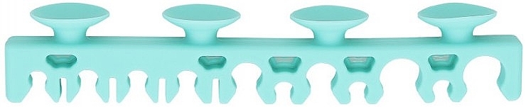 Silicone Brush Dryer, turquoise - Mimo Makeup Brush Drying Rack Turquoise — photo N1