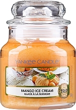 Scented Candle in Jar - Yankee Candle Mango Ice Cream Candle — photo N2