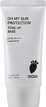 Fragrances, Perfumes, Cosmetics Sun Protection Makeup Base - Yadah Oh My Sun Protection Tone Up Base SPF30