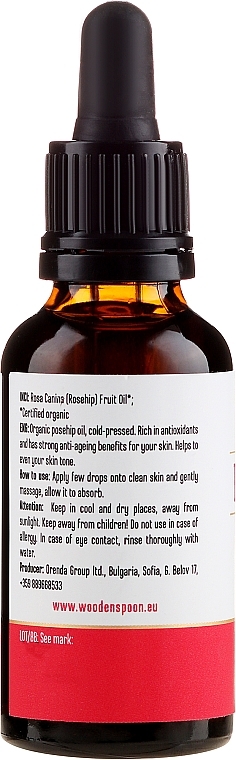 Rosehip Oil - Wooden Spoon Rosehip Oil — photo N2