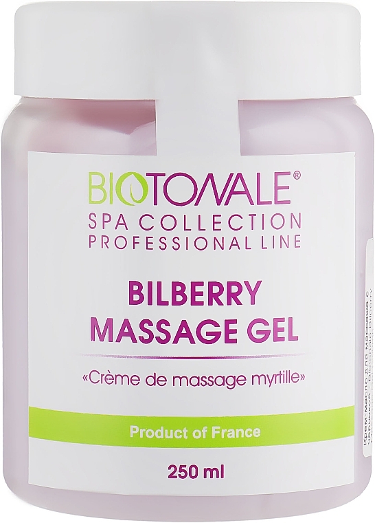 Blueberry Massage Cream Oil - Biotonale Bilberry Massage Gel — photo N3