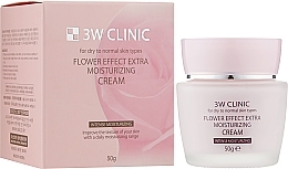 Moisturizing Face Cream - 3W Clinic Flower Effect Extra Moisturizing Cream — photo N11