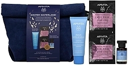 Fragrances, Perfumes, Cosmetics Set - Apivita Winter Waterland Set Rich (cr/40ml + ton/20ml + mask/2x8ml + bag/1pcs)