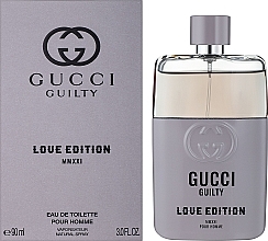 Gucci Guilty Love Edition MMXXI Pour Homme - Eau de Toilette — photo N2