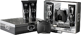 New Brand Extasia Black - Set (edt/100ml + edt/15ml + ash/130ml + sh/gel/130ml)  — photo N1