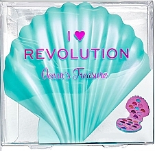 Eyeshadow Palette, 21 shades - I Heart Revolution Ocean’s Treasure Palette — photo N1