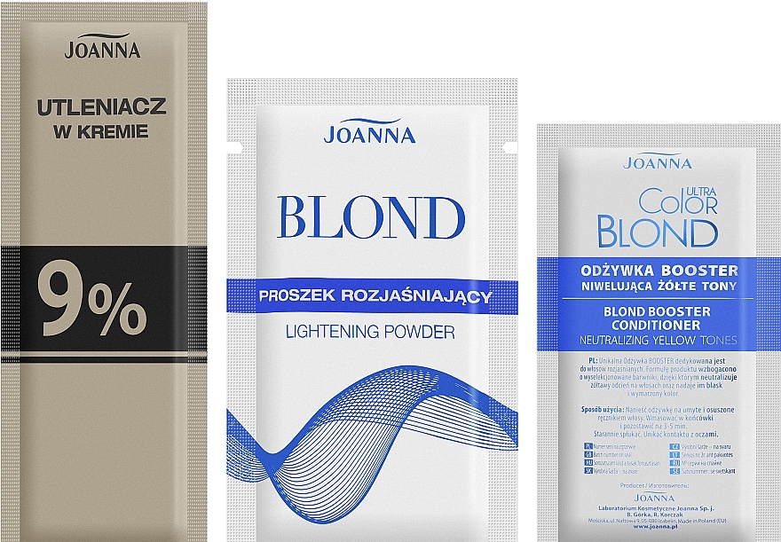 Hair Lightener - Joanna Ultra Color Blond 9 Tones — photo N2