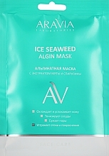 Fragrances, Perfumes, Cosmetics Alginate Mask with Mint and Spirulina Extract - Aravia Laboratories Ice Seaweed Algin Mask