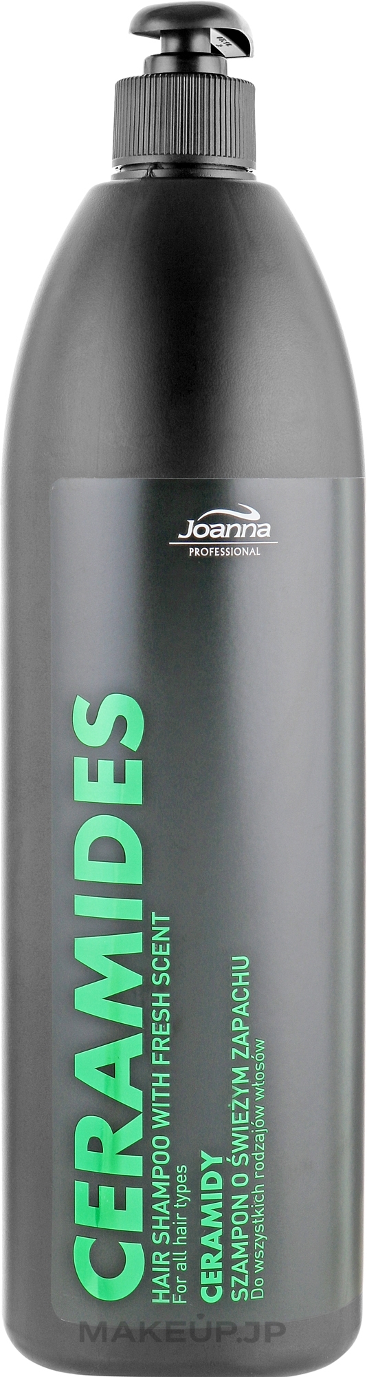 Ceramide All Hair Types Shampoo - Joanna Professional Hair Shampoo With Fresh Scent Ceramides — photo 1000 ml