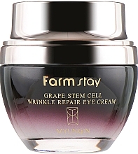 Fragrances, Perfumes, Cosmetics Grape Stem Cell Eye Cream - FarmStay Grape Stem Cell Wrinkle Repair Eye Cream