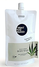 Fragrances, Perfumes, Cosmetics Seed Oil & Vitamin E Shower Gel - I Want You Naked Holy Hemp Body Wash (Refill)