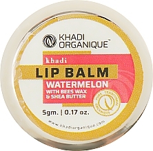 Fragrances, Perfumes, Cosmetics Natural Ayurvedic Watermelon Lip Balm with Beeswax & Honey - Khadi Organique Watermelon Lip Balm