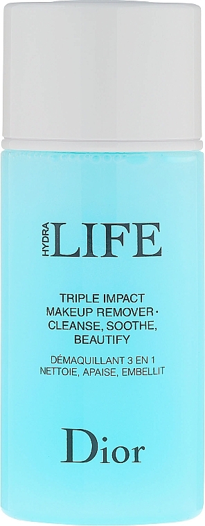 Makeup Remover 3 in 1 - Dior Hydra Life Triple Impact Makeup Remover — photo N2